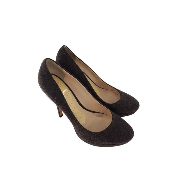 Joan & David Felted Wool Gray Pumps size 9M - Picture 1 of 9